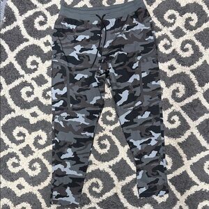 Under Armour Women's Camo Joggers - Black and Gray